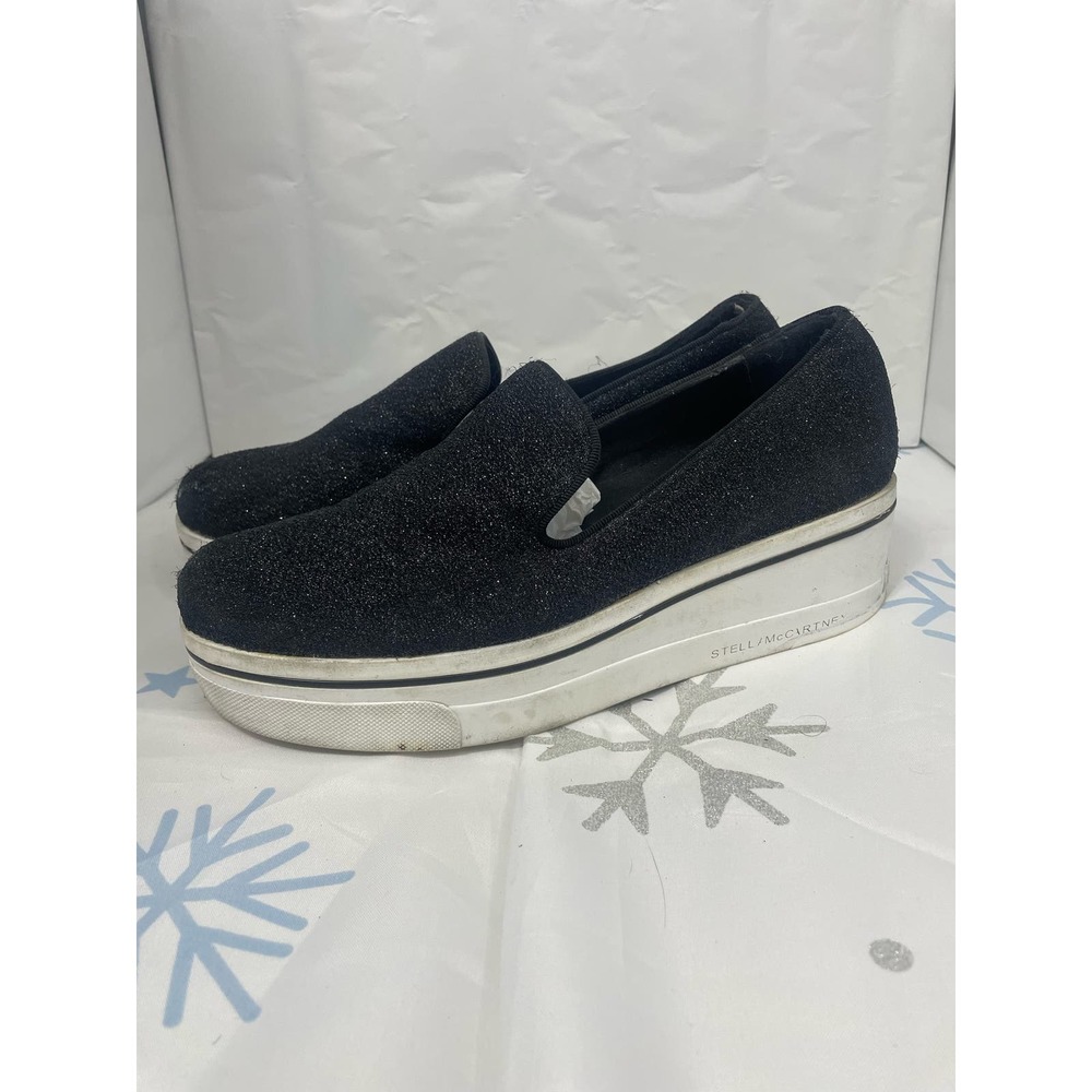 Stella McCartney Binx platform shimmer sneakers